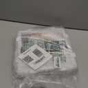 OurWarm White Wedding Card Box for Receptions, PVC Gift Card Box for Wedding with Acrylic Windows, Rustic Envelope Money Gift Box for Anniversary Bridal Baby Showers Graduation Birthday Party