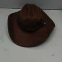 WAYCOM Western Cowboy Hat for Women: Wide Brimmed for Cowgirl - 2 Decorative Band for Men - Felt Hats for Party/Festival