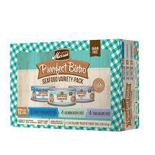 Merrick Purrfect Bistro GF Variety Pack - Seafood Wet Cat Food, 5.5 oz, Case of 12, BB Date: 09/2026