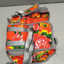 VIVAGLORY Dog Life Vest High Buoyancy Dog Life Jacket, XS, Floral Red | Swimming Vest with Handle & Leash Ring for Boating & Swimming, Sturdy High Visibility for Doggy