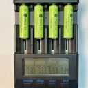 10 x Ni-MH AA 600mAh 1.2V Rechargeable Battery for Solar Lights, AA 1.2V Rechargeable Battery Pre-Charged, Low Self - Discharge for Outdoor Solar Lights, Ground Lights (AA-600mAh-4pack