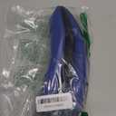 SHIAWASENA Microfiber Leather Car Steering Wheel Cover, Fashion Stitching, Universal 15 Inch Fit, Non-Slip (Black&Blue)