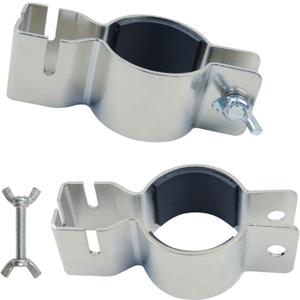 2 Pcs Adjustable Pipe and Drape Clamps for 1.5" or 2" Brackets Backdrop Stand, Drape Support Clamps for Back Drop Adjustable Stand Wedding Drapes Background Decorations Party Pipe Drape Backdrop Stand