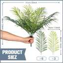 Giegxin Artificial Palm Plants Leaves Imitation Fake Palm Tree Leaves Decor Greenery Faux Tropical Faux Plants Fronds for Palms Sunday Garden Hawaiian Party Jungle Party Decor(4 Pieces)