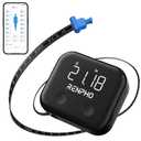 RENPHO Smart Body Measuring Tape, Rechargeable Tape Measure with LED Display, Measuring Tape for Body Measurements with App for Weight Loss & Fitness Shape, Retractable, 60in /150cm, Black