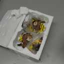 Karenhi 2 Pcs Bee Highland Cow Figurines, Bee Costume Resin Honey Cow Gnomes Scottish Resin Statue Calf Lovers Gifts for Spring Home Garden Kitchen Office Tiered Tray Table Decor