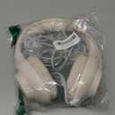 Gaming Headset for PS5 PS4 PC, Wired Headsets with 7.1 Surround Sound, H-7 Gaming Over Ear Headphones with Noise Cancelling Flexible Mic Memory Earmuffs, for PC/PS5/PS4/XboxSeries X/S/Switch (White) (Beige)