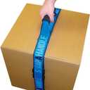 6' Carrying Strap with Handle | Adjustable Belt | Heavy Duty, Easy, Safe, Secure, Lifting, Moving, Carry Strap for Boxes, Groceries | Best Luggage Strap (Strap-A-Handle 6ft. Length, 40lb. Capacity)