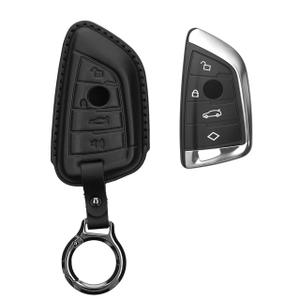 Leather Key Case Black
