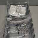 Spice Rack Organizer for Cabinet, 2 Tier Pull Out Spice Rack  Heavy Duty Metal Spice Organization for Cabinet, 50-Jar Capacity, Height Adjustable Cabinet Organizer (11.5W" X 10.5"D X 9"H, Black)