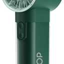 Gaiatop Portable Handheld Turbo Fan, 1-100 Adjustable High Speeds, 3-20Hrs Cooling Times, 4800mAh USB Rechargeable Portable Small Hand Fans with Lanyard for Outdoor, Travel, Home, Make Up, Army Green