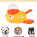 Duck Interactive Treat Dispenser Toy for Cats and Dogs - Slow Feeder Puzzle for Mental Stimulation & Anxiety Relief - Helps Reduce Vomiting and Overeating - Indoor Enrichment for Small & Medium Pets