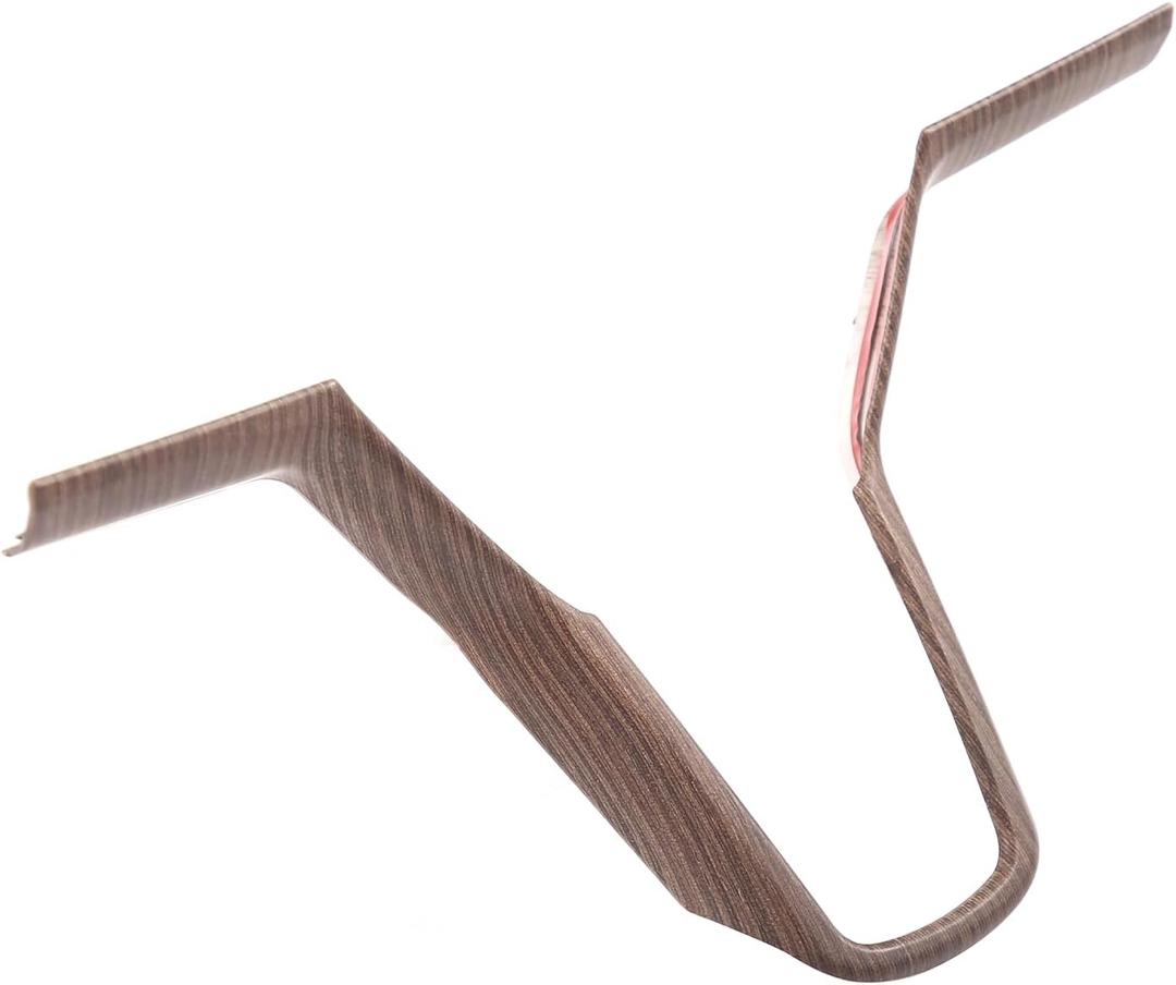 Wood Grain Steering Wheel Trim Cover Frame for Tesla Model 3 2017-2023 Gen 1.0/2.0, Steering Wheel Panel Protection Frame Molding Sticker for Tesla Model Y 2020-2024, ABS