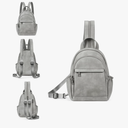 CLUCI Sling Bag for Women Leather Women's Backpack Small Convertible Backpack Purse Crossbody Bag for Travel