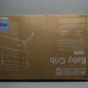 Baby Bassinet Bedside Sleeper, 3-in-1 Rocking Bassinet with Wheels, 6-Height Adjustable Crib with Breathable Mesh, Soft Mattress for Newborns & Infants