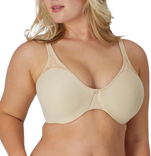 Bali Women's Minimizer Bra, Passion for Comfort Full-Coverage Underwire Bra, Seamless Cups 34D