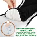 Adult Cloth Diaper Covers Waterproof, Adjustable Incontinence Plastic Pants with Absorbent Liner, Washable Rubber Diaper Underwear (Black, X-Large)