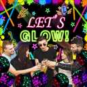 51 Pcs Neon Birthday Party Decorations - Glow in The Dark Party Supplies with Neon Balloons Garland Arch Kit & Lets Glow Banner Backdrop Black Light Up Photography Background