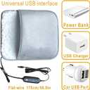 Heated Foot Warmers, Electric Foot Heating Pad, for Home and Office, Gift
