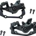 LOOEEL 1 Pair Bike Mechanical Disc Brake,Universal Front and Rear Mechanical Disc Brake Calipers for Mountain Bikes,Folding Bikes,Road Bikes