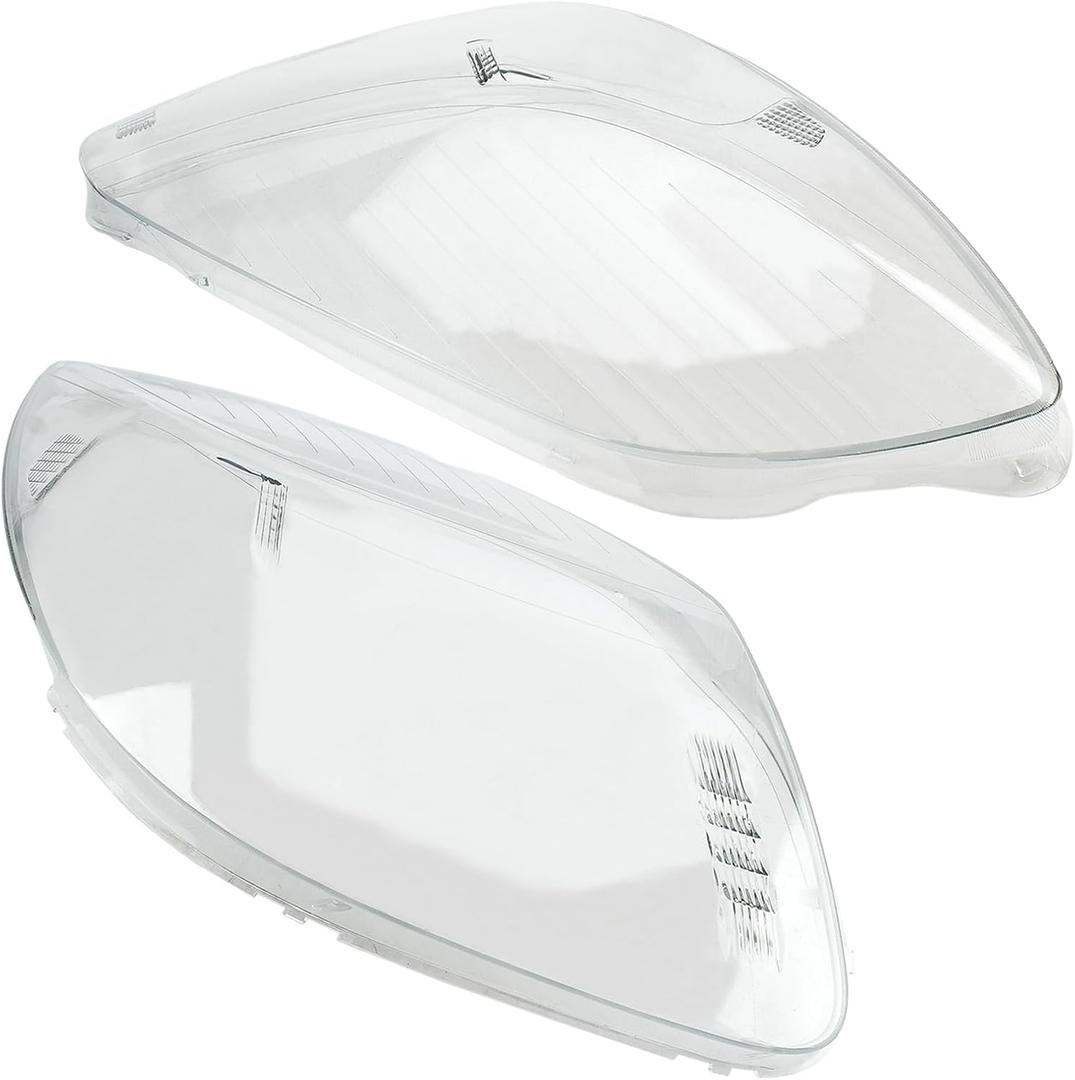 Carbhub Pair Transparent Headlight Headlamp Cover Lens Fit for 2008-2012 Buick Enclave Engine