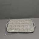 Silicone Mini Muffin Pan With Metal Reinforced Frame - 24 Cups Durable Silicone Cupcake Pan for Muffin, Cupcakes, BPA Free and Dishwasher Safe, Pack 2, Creamy Confetti