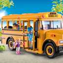 Playmobil School Bus with Accessories and 4 Figures
