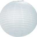 Fun Express Jumbo White Paper Lanterns 30 Inch Large Hanging Lantern for Bridal Shower Decorations Wedding Decorations for Reception Ceiling Decor - Chinese Paper Lantern for Garden Party Decorations