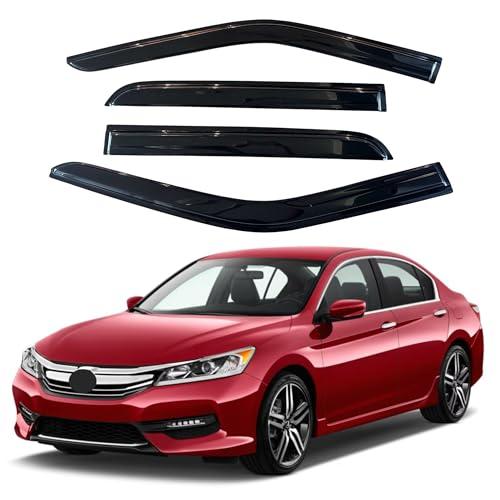 IG Window Visors Fit for 2008-2017 Honda Accord, Out-Channel Rain Guards Vent Wind Deflectors 4PC, Car Accessories for 08-17 Accord (Sedan Only)