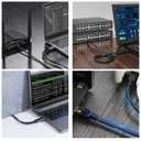 QIANRENON USB Console Cable USB A to RJ45 Network Device Console Debug Cable, with Driver CD, Professional Engineering Grade Debugging Switche Router Firewall Server, 1.8M (5.9ft)