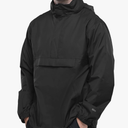 Men's Pullover Rain Jacket Waterproof with Pants Hood Lightweight Packable Raincoat Windbreaker for Golf Travel-M