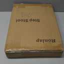 Ronlap One Step Stools for Adults, Portable Safety Step Platform for Seniors Small Plastic Bedside Step Stool Mobility Wide Step Stools Elderly Assistance for Shower Bed Car Stair Outdoor, Black-Black