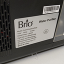 Brio Q60 Sparkling Water Countertop Dispenser with Refillable Tank, No Plumbing Required, Instant Hot & Cold, 4-Stage Reverse Osmosis Filtration, Touch Screen Display, Black, 8.66" W x 18.38" H x 16.9" D