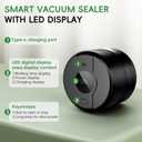 Mason Jar Vacuum Sealer Kit, Electric Sealer for Wide, Regular Mouth Mason Jars, Portable Vacuum Sealer for Jars, Birthday Gift for Her, Gifts for Mom, Grandma