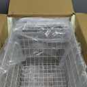 Large Laundry Baskets, Dirty Clothes Hamper with Wheels,Rolling Wire Laundry Basket Organize,2 Removable Wire Storage Metal Clothes Hamper Organizer for Laund Room, Bathroom, Bedroom, Dorm, White