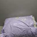 Serta Goose Feather Down Fiber Cotton Comforter King Size - 100% Cotton Duvet Insert - Hotel Luxury Hypoallergenic Bedding Comforter All Season Medium Warmth 106 x 90 Inch White