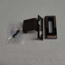 Anti Theft Ring Doorbell Mount: Metal Ring Apartment Door Mount Blink Doorbell Camera Holder No Drill - Renter Friendly Ring Doorbell Mount No Damage (Frosted Bistre)