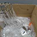 NUPTIO Gold Vases for Centerpieces Wedding - 10 Pcs 21.7in Tall Vase Centerpieces for Tables - Chandelier Flower Stand Bulk