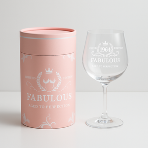 Fabulous Pink Gift Tube — Premium Round Gift Box, Decorative Packaging for Glasses, Candles & Presents