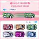 Valentines Day Cards with 24 Pack Pull-Back Racing Car Games Toys Red Heart Prefilled Cars Party Favors for Kids School Students Class Classroom Gifts Prize Exchange Boys Boyfriend Girls