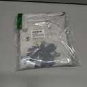 Tititex Aesthetic Navy Blue Floral Shower Curtain Sets, Watercolor Gold Flowers Leaves Bathroom Decorative 60x71 Inch Polyester Waterproof Fabric Bath Curtain with Hooks