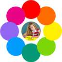 Colorful Dry Erase Dots Circles Whiteboard Marker Removable Stickers Spots Wall Decals for School Classroom Teachers Students Table & Desk, 8 Pack