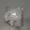 2026 Upgraded Extended KitchenAid Flour Funnel Attachment for Stand Mixer, Add While Mixing Without Stopping, No Flour Explosion, Platinum-Cured Food-Grade Silicone, Foldable, Dishwasher Safe(White)