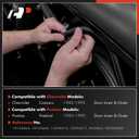 A-Premium Window Molding Trim Weather Stripping Seals, Replace 12394510