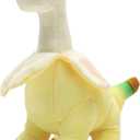 11'' Banana Dinosaur Plush Toy, Yellow Dinosur Stuffed Animal, Soft and Creative Design, Perfect Present for Kids and Friends, Ideal Present for Birthdays, Christmas, Children's Day