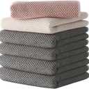 Barista Towels 12 Pack, Extra Thick Microfiber Coffee Cleaning Cloths for Espresso Machines, Steam Wands & Countertops  Essential Coffee Bar Accessories, 12x12