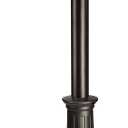 Architectural Mailboxes Roxbury Weather-Resistant Steel Metal Mailbox for outside with Post, Rubbed Bronze, Medium Curbside Mailbox with Magnetic Latch, USPS Approved for Residential Delivery