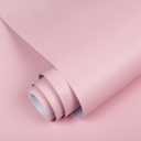 Pink Contact Paper Peel and Stick Wallpaper, Self-Adhesive Removable Contact Paper, Pink Vinyl Wrap Sticker Wallpaper for Girls Room Cabinets Bedroom Wall Furniture Home Decoration 15.7" X 118"