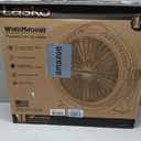 Lasko WINDMACHINE 20" High Velocity Floor Fan with 3 Speeds, 360 Directional Airflow, Portable Air Circulator Fan for Home, Garage & Workshop, Fully Assembled, Gray, 3301