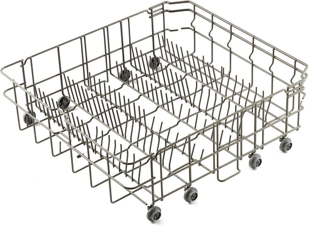 2026 Upgraded DD82-01384A Dishwasher Lower Rack Replacement for Samsung Dishwasher Parts 22.4" x 20.5" DW80M2020US DW80R2031US DW80R2031UG DW80N3030UW Samsung Dishwasher Lower Dishrack Bottom Rack